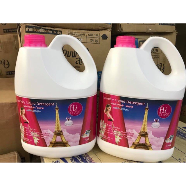 NƯỚC GIẶT HI CLASS THÁI LAN HƯƠNG NƯỚC HOA CAN 3500ML