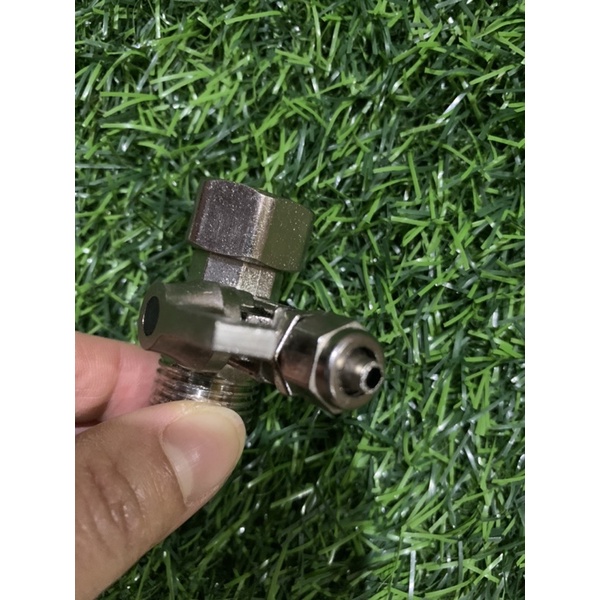 Khoá nước đầu nguồn ren 21 dây 6 li đúc liền - máy lọc nước