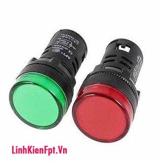 Đèn báo pha tủ điện  220VAC Combo 3 đèn