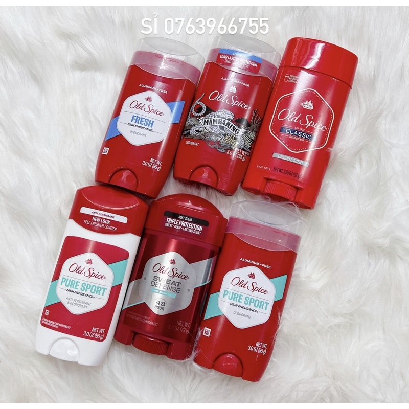 Lăn Khử Mùi Old Spice USA 85g/73g/63g