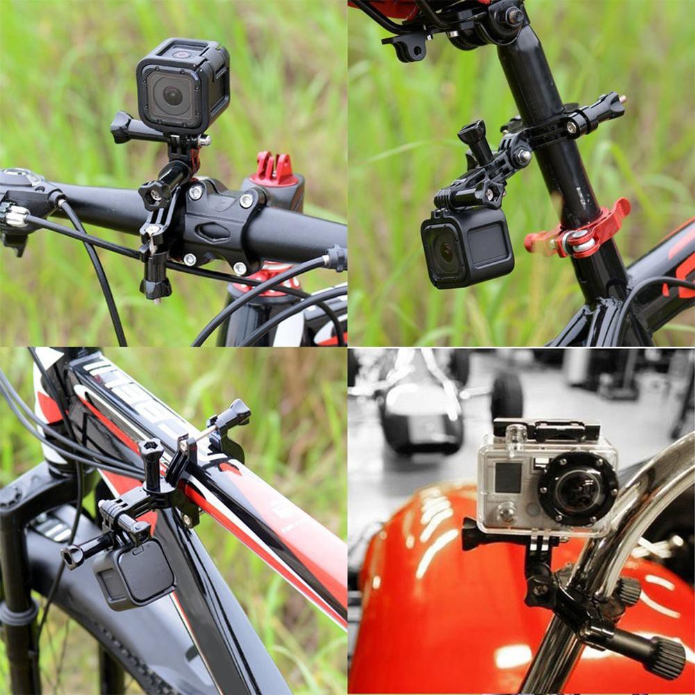 Giá đỡ máy ảnh GoPro SJCAM Xiaoyi gắn yên xe đạp tiện dụng