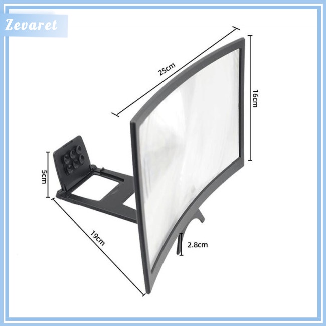 Dụng Cụ Phóng To Màn Hình Điện Thoại HD Zevaret L6 12inch