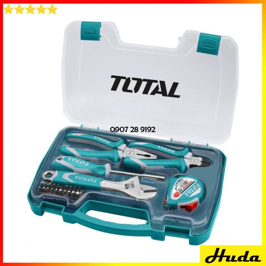 Bộ công cụ dụng cụ cầm tay đa năng Total Ingco phù hợp cho đi công trình, dân dụng