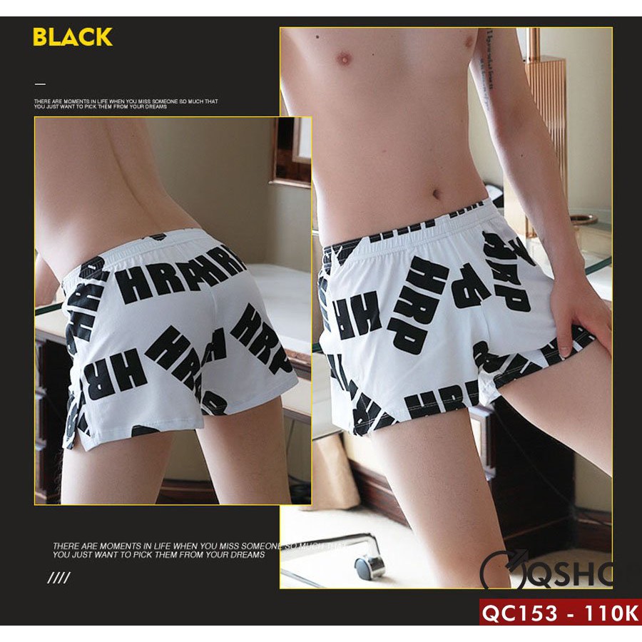 QUẦN NGỦ NAM THUN COTTON QSHOP QC153
