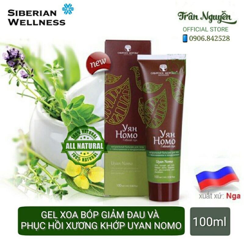 Gel xoa bóp phục hồi xương khớp UYAN NOMO hàng cao cấp Nga(chính hãng)