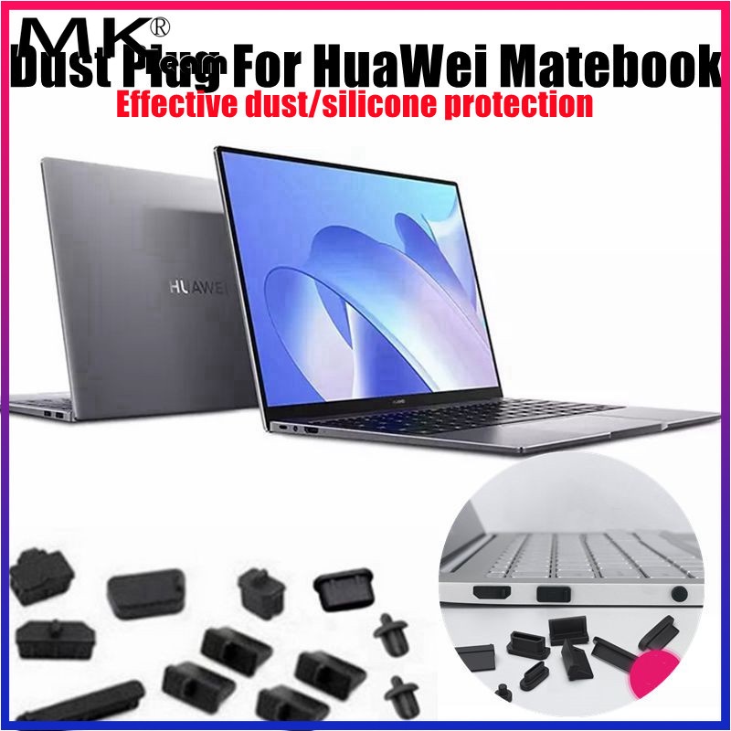Vỏ Silicon Co Giãn Bọc Cổng Laptop Chống Bụi Bẩn Cho HUAWEI Matebook 14 D14 D15
