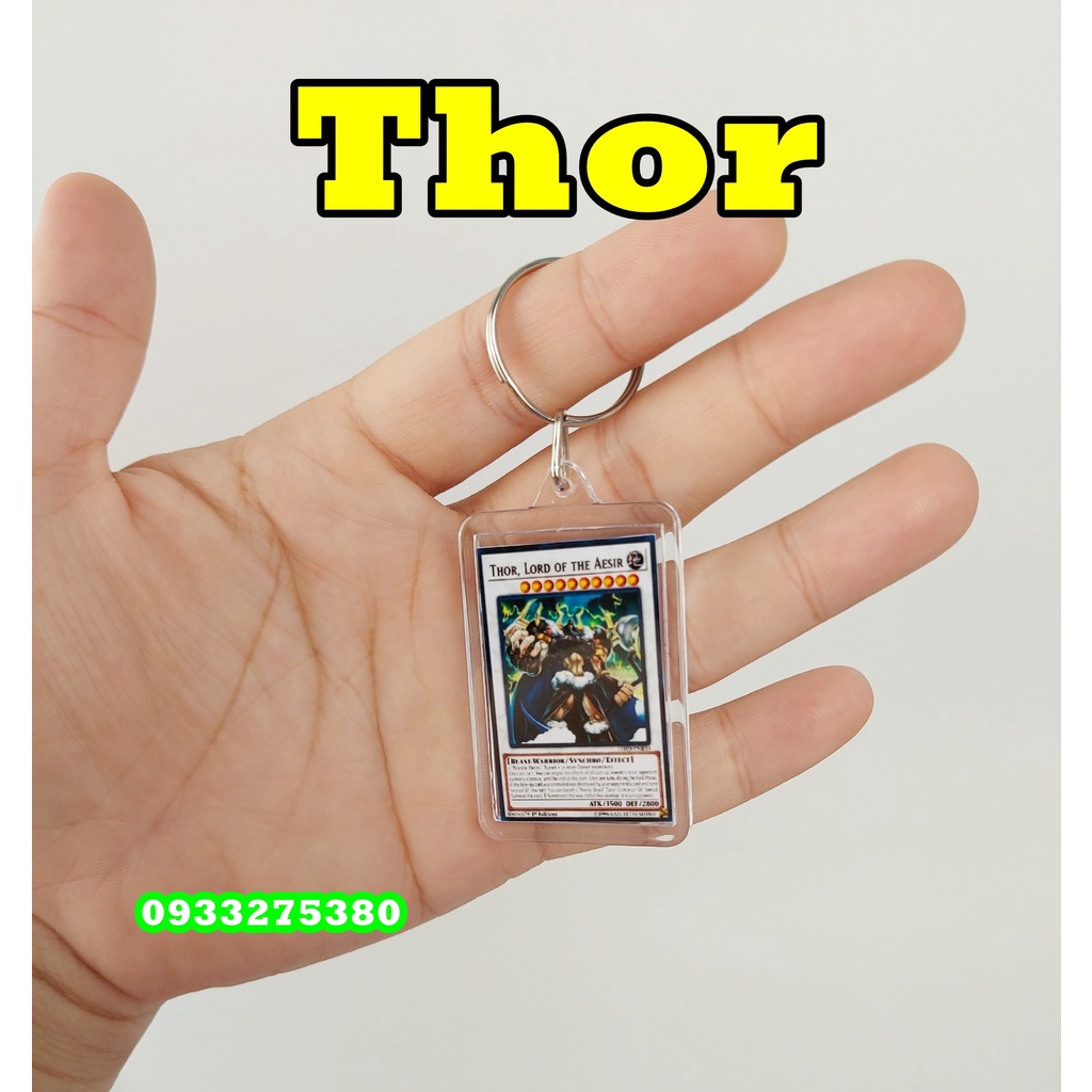 Móc khóa Yugioh - Thor Lord of The Aesir