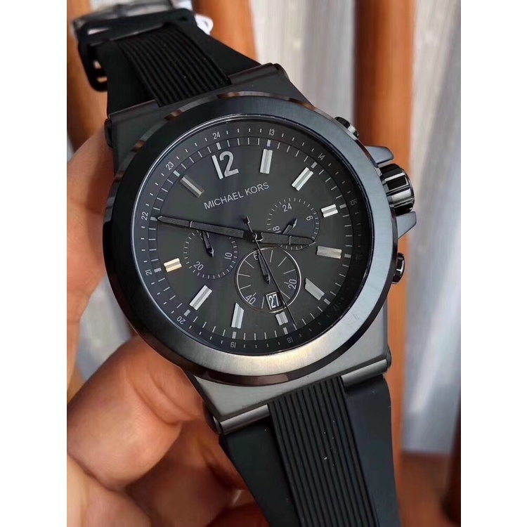 Đồng Hồ Nam Michael Kors Dylan Chronograph , Dây Cao Su , Size 48mm