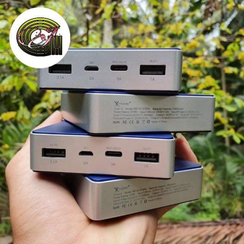 Pin sạc dự phòng 10.000 mAh Type C Xmobile Gram 4
