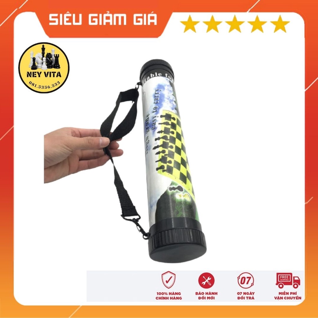 Ống đựng cờ vua có dây đeo tiện lợi