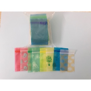 Túi zip cao cấp đủ màu, hoạ tiết size 4x6cm..