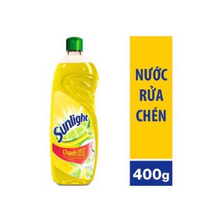 Nước Rửa Chén Sunlight Chai 400ml Hương Chanh
