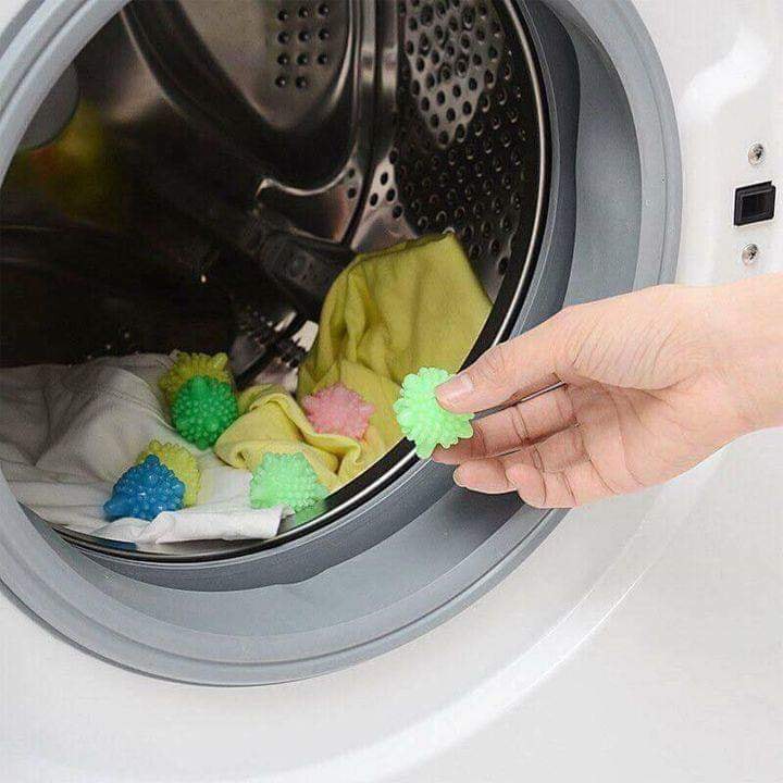 Combo 10 quả bóng giặt quần áo mini