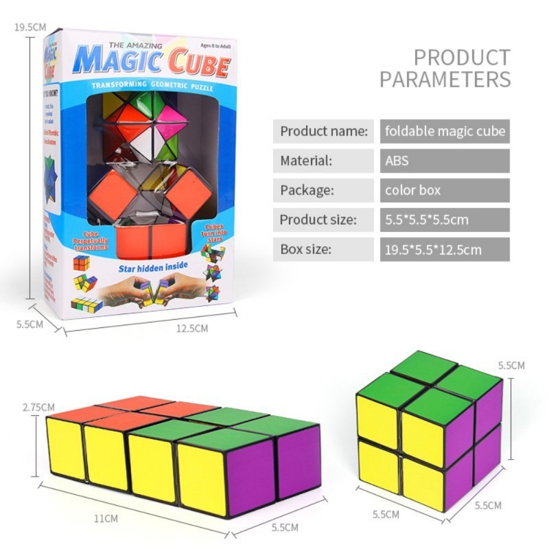 Khối lập phương các biểu tượng vô cực vui nhộn