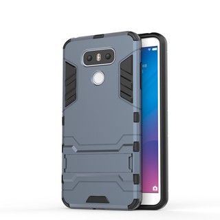 Ốp điện thoại kèm giá đỡ kiểu Iron Man độc đáo chất lượng cao cho LG G6 G7ThinQ