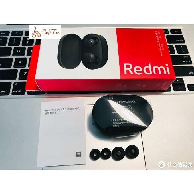 Tai Nghe Bluetooth Không Dây Redmi AirDots 2 Đen True Wireless Công Nghệ 5.0 Kèm Đốc Sạc ,Cảm Biến Tự Động Kết Nối | BigBuy360 - bigbuy360.vn