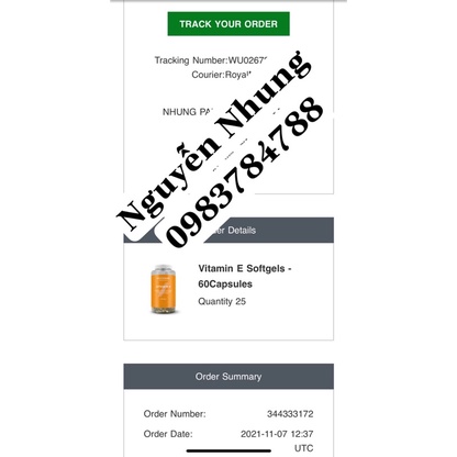 Viên Vitamin E My Vitamins
