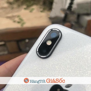 [FREESHIP 99K TOÀN QUỐC] Ốp Viền bảo vệ Camera iPhone X (vòng kim loại camera, hangtotgiasoc)