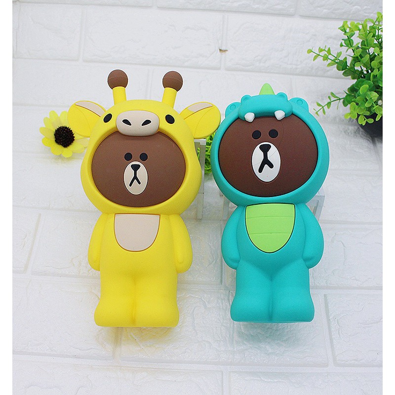 Hộp bút hình chú gấu Brown của Line Friend