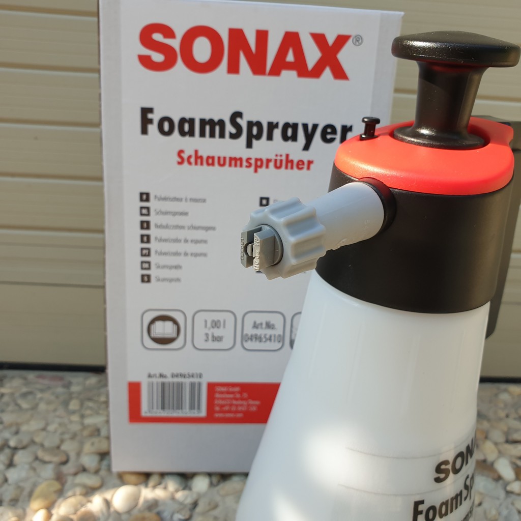 Bình xịt bọt tuyết rửa xe cầm tay 1lit - Sonax Foam Sprayer
