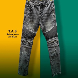 mẫu quần Biker Jeans 4 khoá