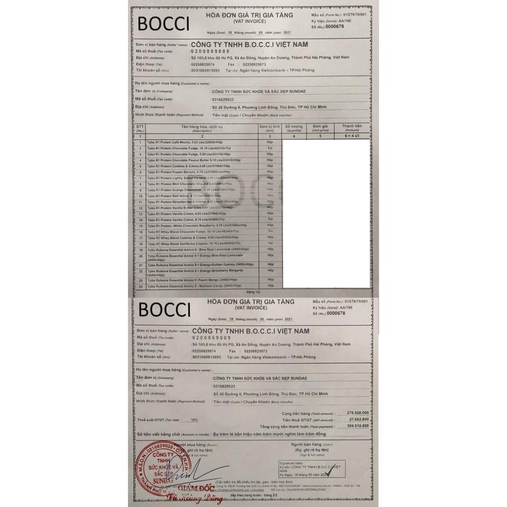 Thực Phẩm Bổ Sung Rule 1 Essential Amino 9 Eaa 30 Lần Dùng - Hà Nội Supplemen