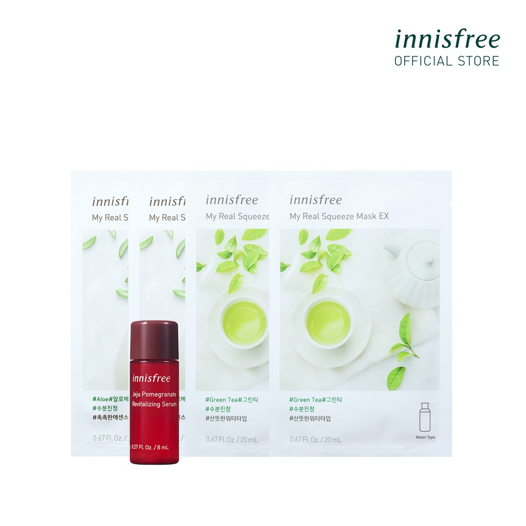 (Quà tặng không bán) Bộ sản phẩm dưỡng da mini innisfree