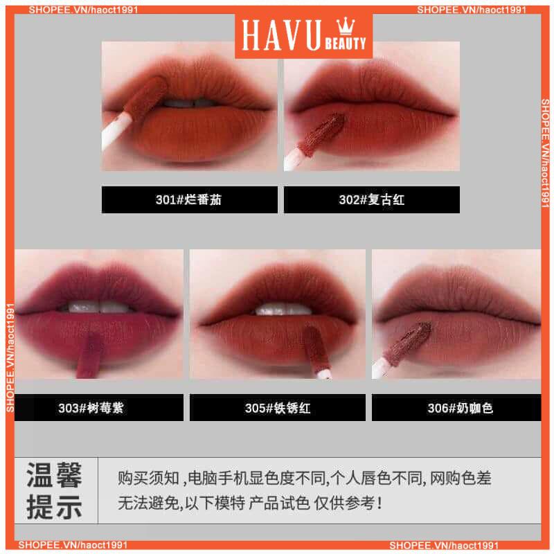 Set 5 Cây Son Kem Lì Lâu Trôi Muge Leen DAISHYAO Matte Liquid Cô Gái Siêu Hót | BigBuy360 - bigbuy360.vn