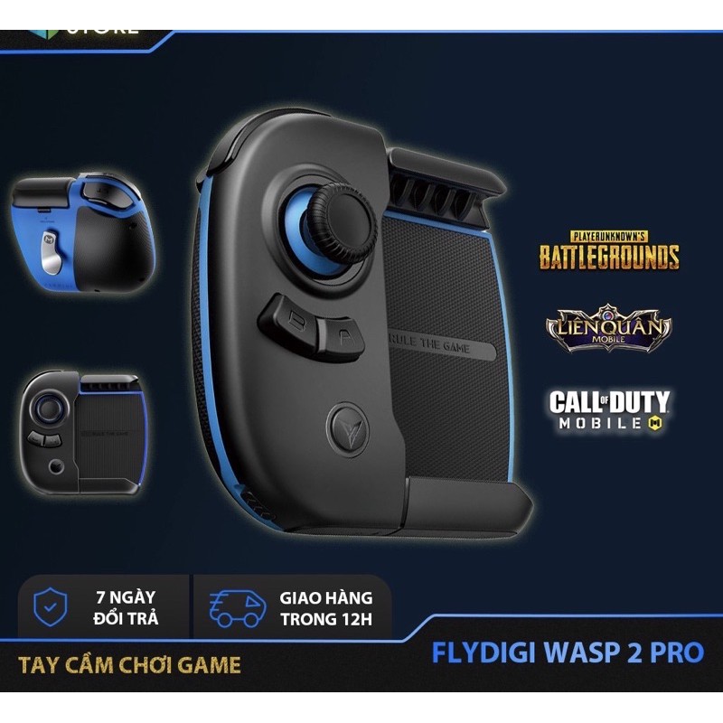 Tay cầm Flydigi Wasp 2 pro cho mobile chuyên chơi Pubg Liên Quân Ros Freefire