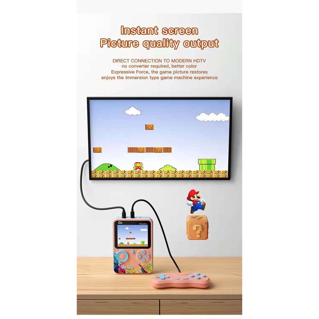 Máy Chơi Game Cầm Tay G5 Cổ Điển 500 Trò chơi nổi tiếng 1 thời | BigBuy360 - bigbuy360.vn