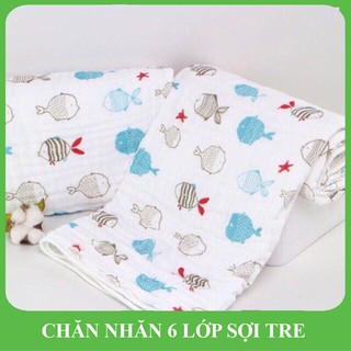 KHĂN TẮM ADEN 6 LỚP DÀNH CHO TRẺ SƠ SINH | 100% SỢI TRE MỀM MỊN
