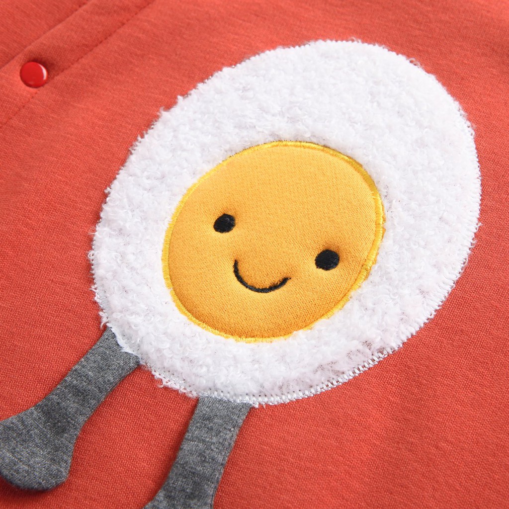 Sanlutoz Tay áo dài Em bé Mùa đông Rompers Phim hoạt hình Trẻ em Dễ thương