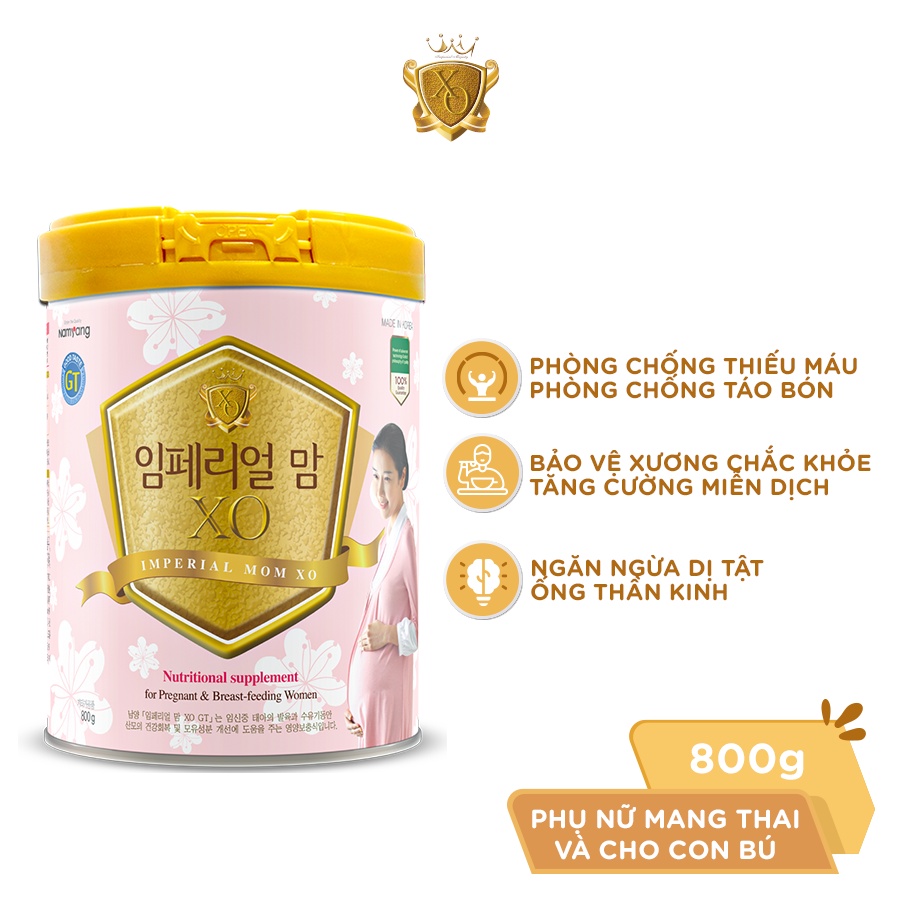 Sữa bột Namyang Imperial Mom XO GT 800g