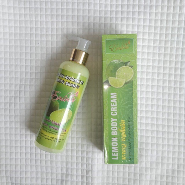 Sữa tắm trắng LEMON BODY CREAM ERINA