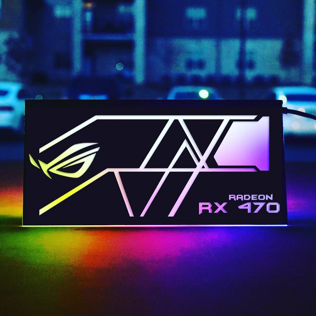 RGB ASUS VGA Backplate