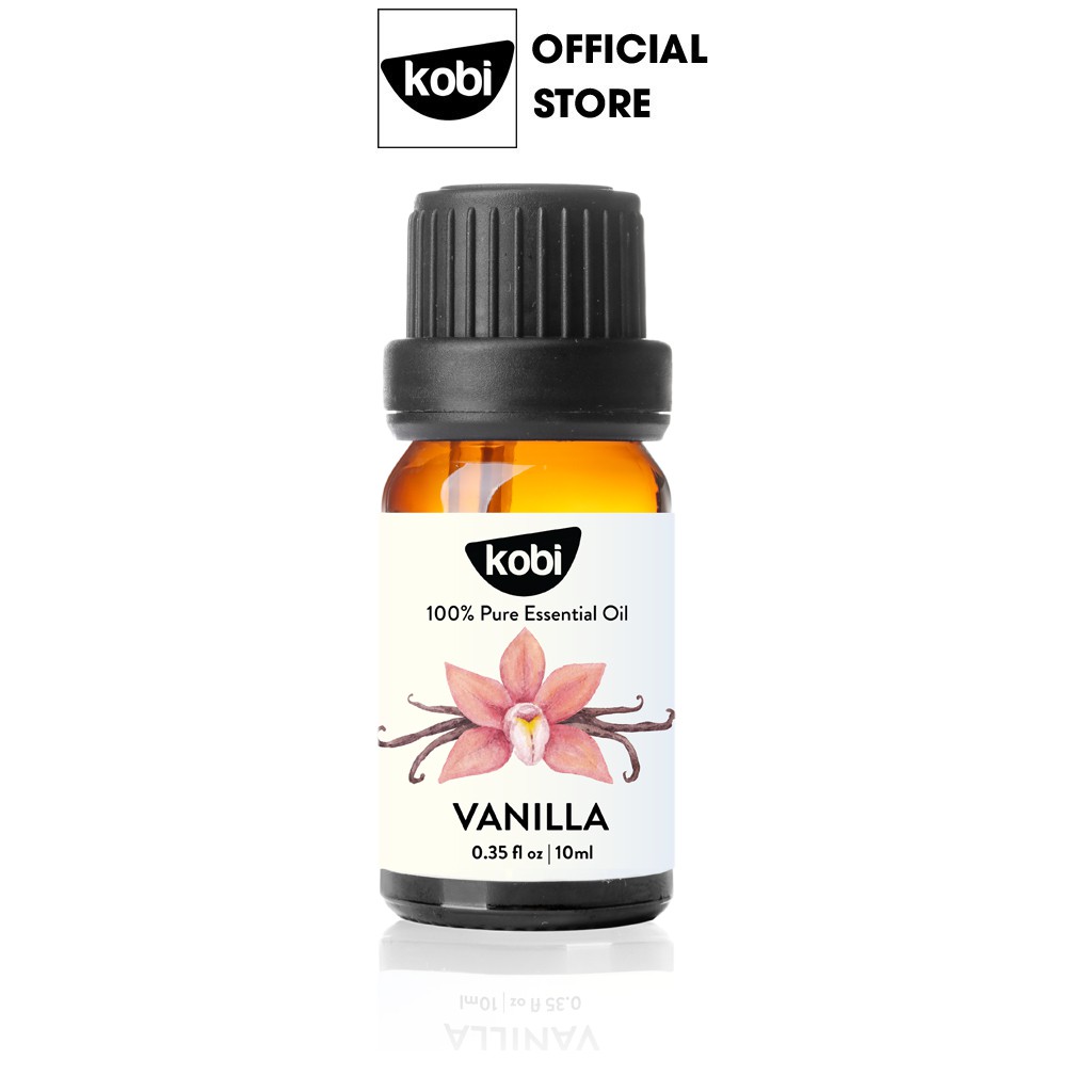 Tinh dầu Vani Kobi Vanilla essential oil giúp tăng chất lượng phòng the, hỗ trợ giải độc, chống trầm cảm hiệu quả -10ml