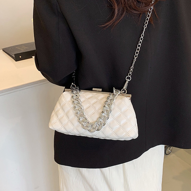 IELGY Túi Đeo Chéo Đính Đá Phong Cách Thời Trang Đơn Giản Dành Cho Nữ