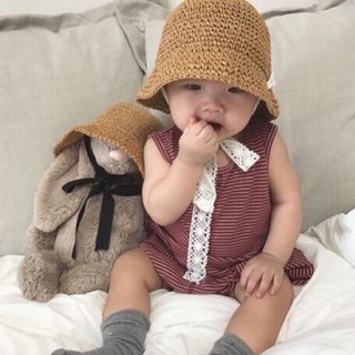 Mũ cói, nón cói cho bé yêu đi biển