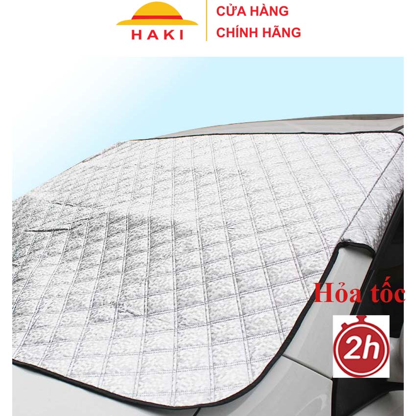 Tấm che nắng kính lái xe ô tô loại dày: chống nắng nóng vào trong xe, giúp không khí trong xe mát chống lão hóa taplo