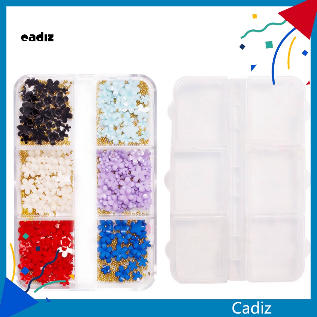 Phụ Kiện Trang Trí Móng Tay Hình Hoa 3D Xinh Xắn