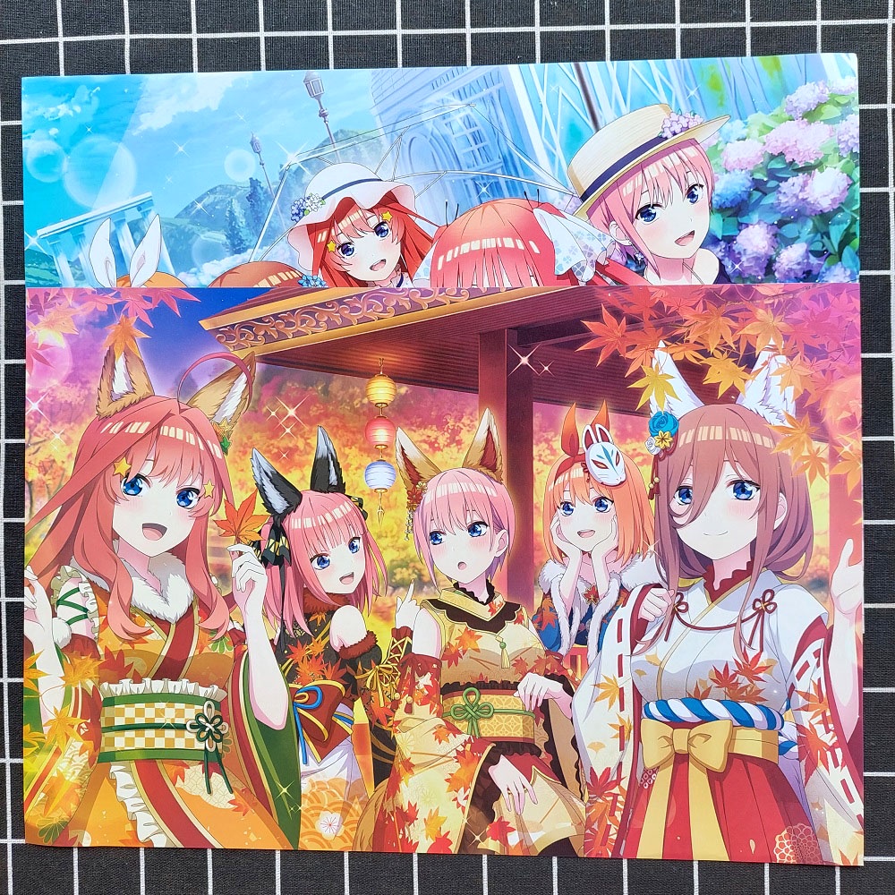 Poster Anime Gotoubun no Hanayome (8 Tờ)