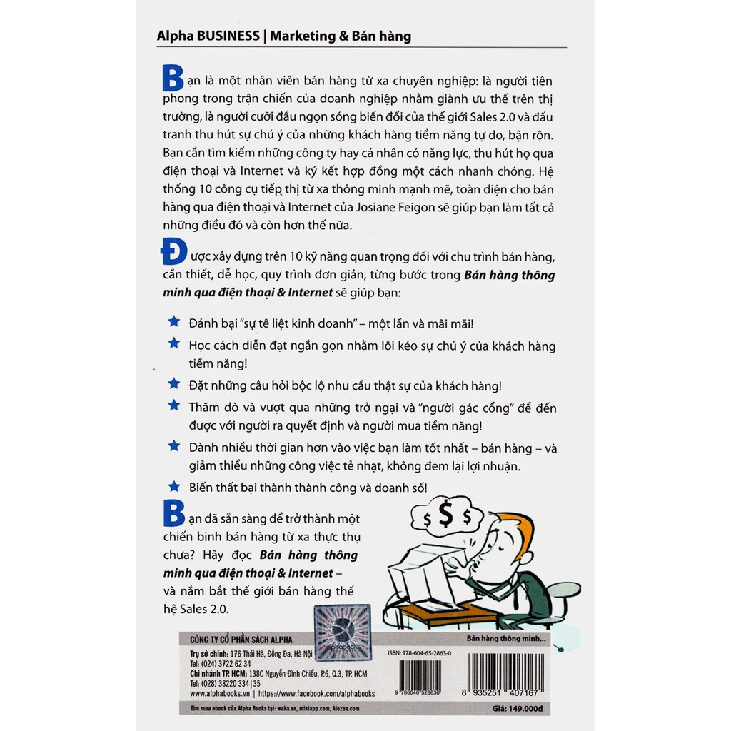 Sách - Bán hàng thông minh qua điện thoại và internet - AlphaBooks