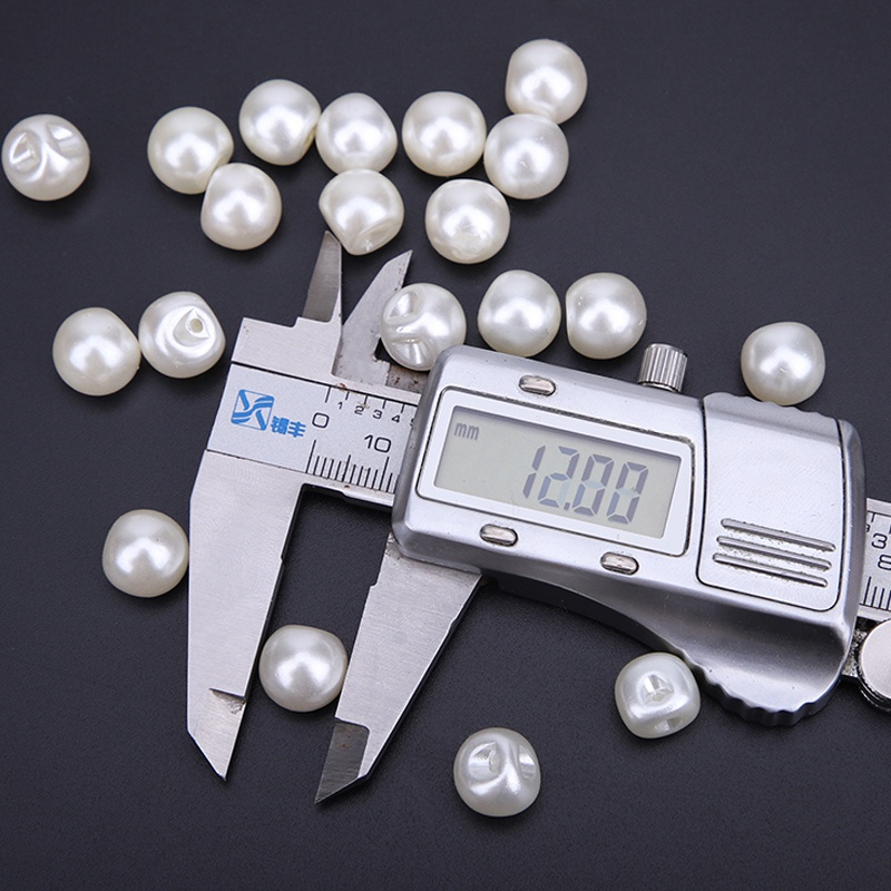 Nút áo ngọc trai nhựa đa dạng kích thước 6-20mm