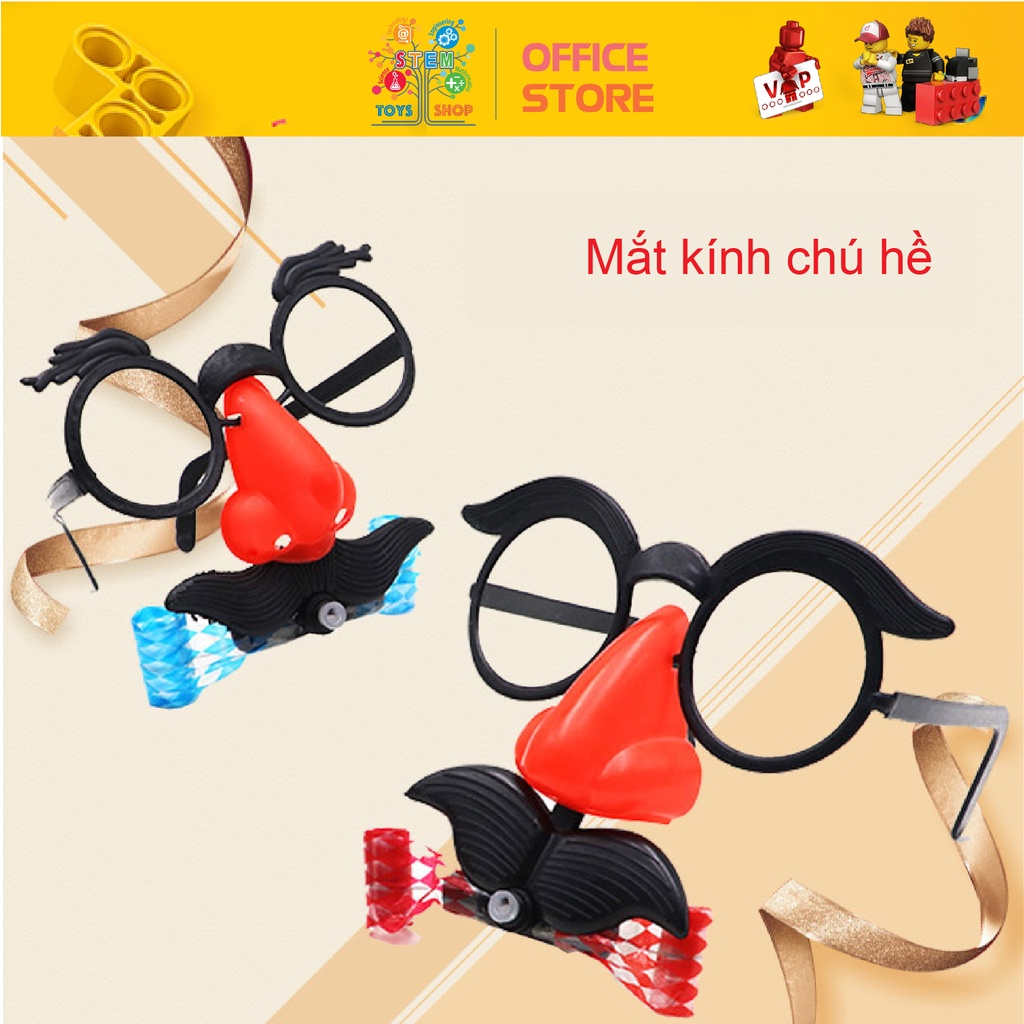 Mắt Kính Đồ Chơi Thổi Còi Vui Nhộn Cho Bé Mắt Kính Chú Hề