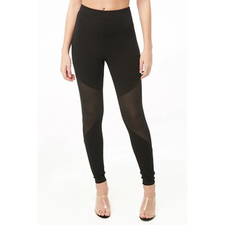 Quần tập F21 Mesh Panel Leggings
