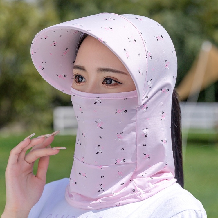 Mũ Che Nắng Chống Tia Cực Tím Vải Lụa Mát Chuyên Dùng