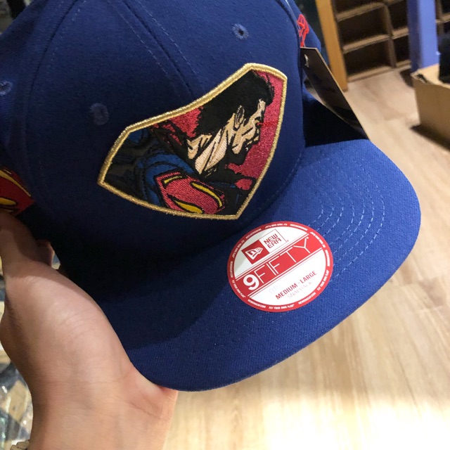 Nón Newera Superman Snap xanh dương Nhập xịn siêu đẹp