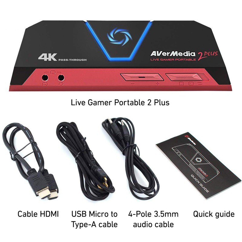 Thiết bị ghi hình live Stream HDMI Avermedia GC513 hỗ trợ độ phân giải 4K 60FPS