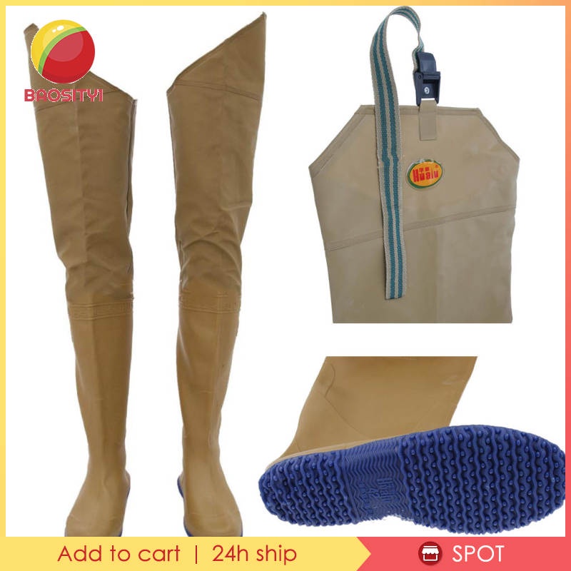 [Baosity1] Quần Cao Su Câu Cá Chống Thấm Nước 41-44