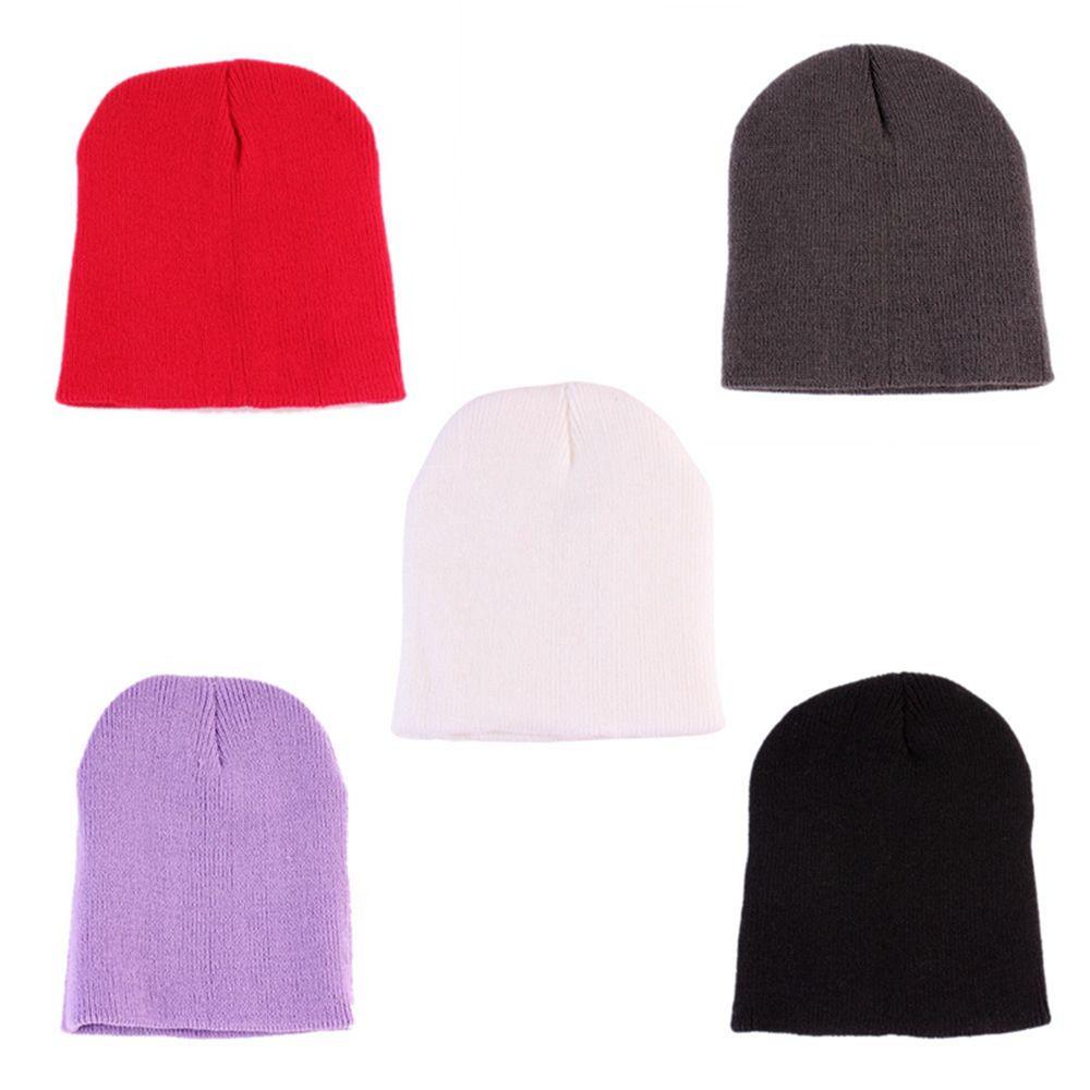 Mũ Beanie Đan Cotton Giữ Ấm Mùa Đông Dễ Thương Cho Bé Sơ Sinh